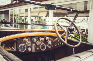 Antik Arabalar Toplantısı Barcelona Sitges, Katalonya, İspanya