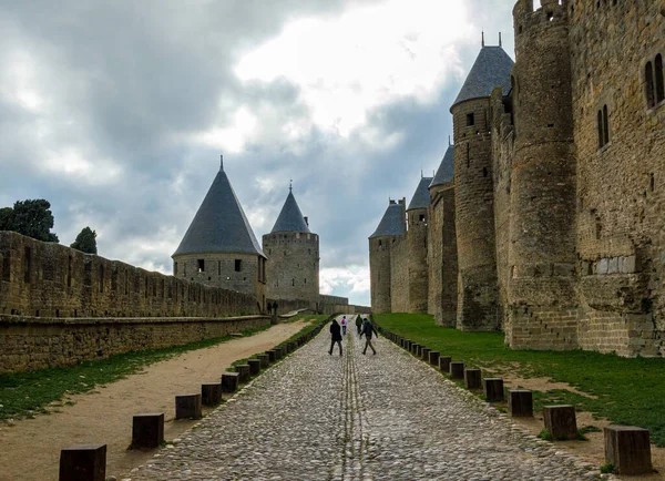 Fortified Medieval City Carcassonne France — Stock Photo, Image