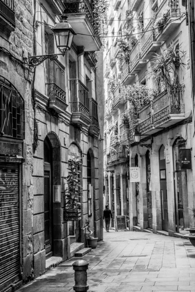 Barri Gotic Çeyreğinde Barcelona Catalonia Spanya — Stok fotoğraf