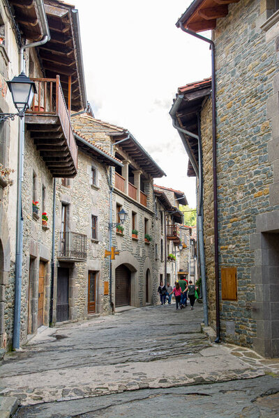 Rupit village in Catalonia, Spain