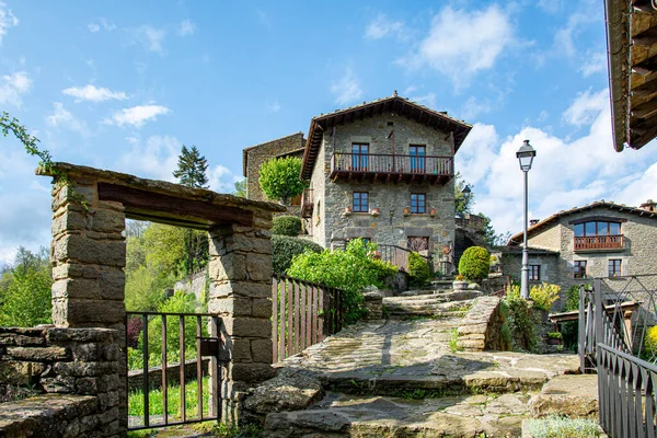 Rupit Aldeia Catalunha Espanha — Fotografia de Stock