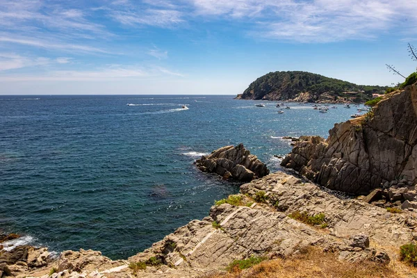 Пейзаж Фоска Пляж Паламос Коста Брава Каталония Испания — стоковое фото
