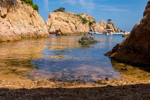 Cala Aigua Xelida Sur Costa Brava Gérone Catalogne Espagne — Photo