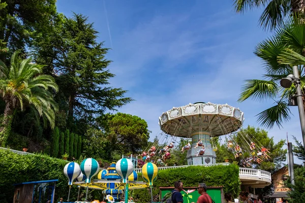 Tibidabo Themenpark Barcelona Katalonien Spanien — Stockfoto