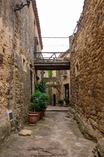 Staré Město Kamarádi Gironě Katalánsko Španělsko — Stock fotografie
