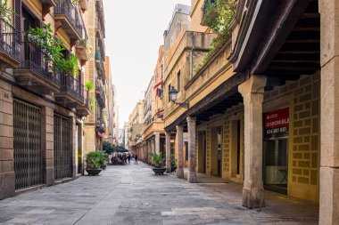 Barselona 'daki Gotik Bölge, Katalonya, İspanya