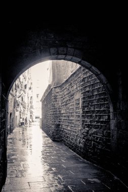 Barselona 'daki Gotik Bölge, Katalonya, İspanya