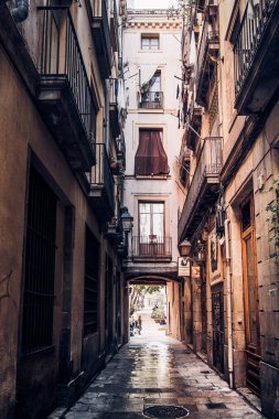 Barselona 'daki Gotik Bölge, Katalonya, İspanya