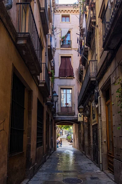 Barrio Gótico Barcelona Ciudad Cataluña España — Foto de Stock