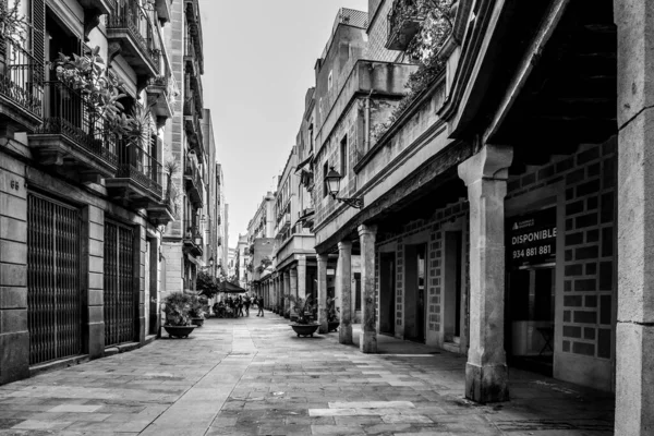 Dzielnica Gotycka Barcelonie Katalonia Hiszpania — Zdjęcie stockowe