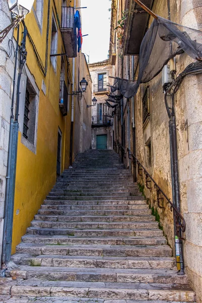 Girona Centro Histórico Cidade Catalunha Espanha — Fotografia de Stock