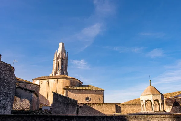 Historyczne Centrum Miasta Girona Katalonii Hiszpania — Zdjęcie stockowe