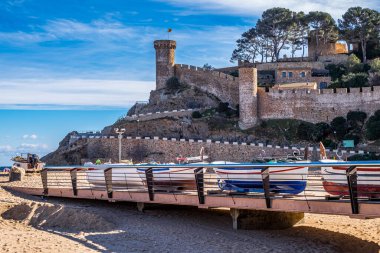 Tossa de Mar, Costa Brava, Katalonya, İspanya
