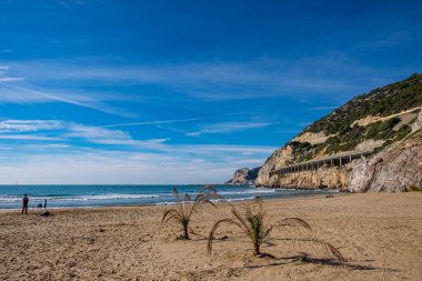 Barcelona 'daki Port Ginesta Limanı, Katalonya, İspanya