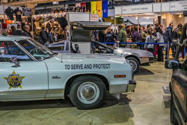 Ocak 2017: La Farga Exposition, Hospital, Catalonia, İspanya 'da sinema ve TV Şov Salonu.