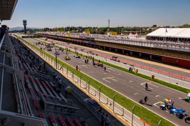 Nisan 2017: Montjuic Spirit at Circuit de Barcelona Catalunya, Katalonya, İspanya.