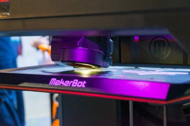 Ocak 2017: La Farga Exposition, Hospital, Catalonia, İspanya 'da sinema ve TV Şov Salonu.