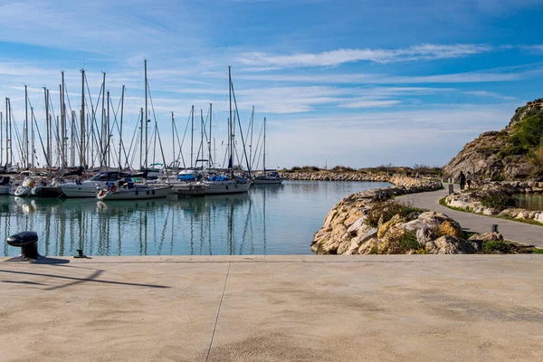 Puerto Ginesta Barcelona Cataluña España — Foto de Stock