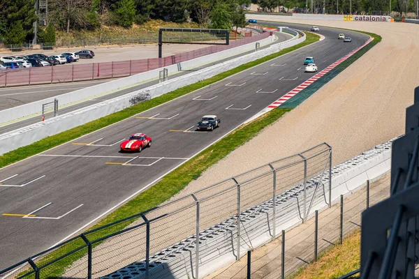 Duben 2017 Montjuic Spirit Circuit Barcelona Catalunya Katalánsko Španělsko — Stock fotografie