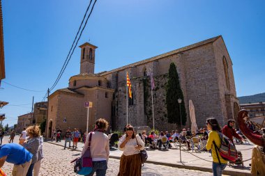Tarragona 'daki Montblanc köyü, Katalonya, İspanya