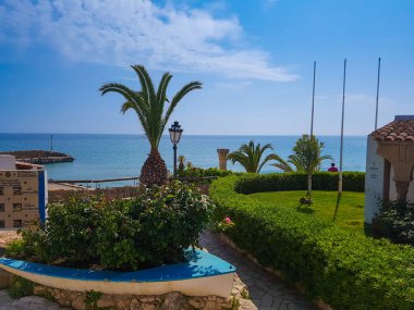 Tarragona 'daki Roc de Sant Gaieta köyü, Katalonya, İspanya