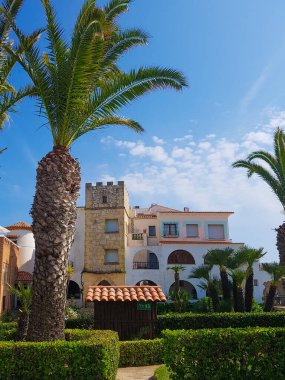 Tarragona 'daki Roc de Sant Gaieta köyü, Katalonya, İspanya