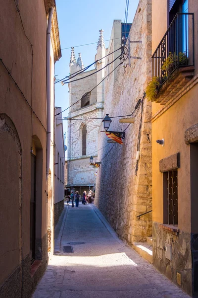 Pueblo Montblanc Tarragona Cataluña España — Foto de Stock