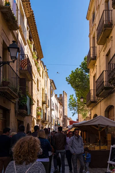 Pueblo Montblanc Tarragona Cataluña España — Foto de Stock