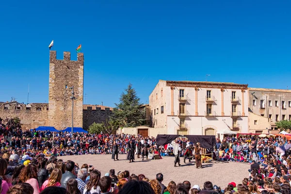 Tarragona 'daki Montblanc köyü, Katalonya, İspanya
