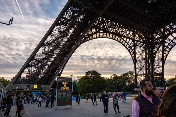 Tour Eiffel Párizsban Franciaországban — Stock Fotó