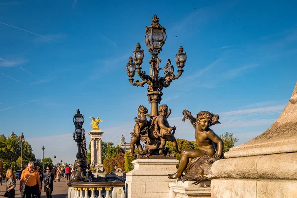 Pont Alexandre Iii Parijs Frankrijk — Stockfoto