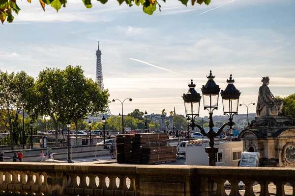 Jardin Des Tuileries Párizsban Franciaországban — Stock Fotó