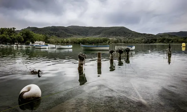 Banyolesjön Katalonien Spanien — Stockfoto