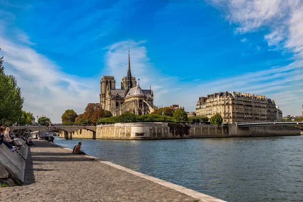 Notre Dame Catedral Paris França — Fotografia de Stock