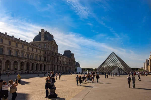 Palais Louvre Parigi Francia — Foto Stock