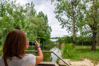 Katalonya, İspanya 'da Banyole Gölü