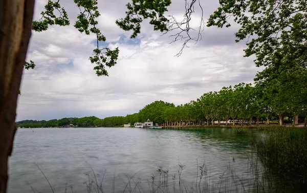 Banyolesjön Katalonien Spanien — Stockfoto