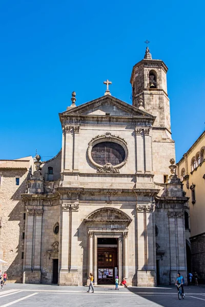 Basilica Merce Gothic Quarter Barcelona Katalonia Hiszpania — Zdjęcie stockowe