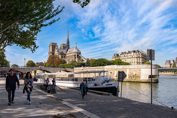 Notre Dame Cattedrale Parigi Francia — Foto Stock