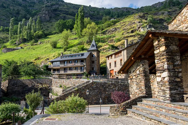 Wahrzeichen Von Andorra Vella Hauptstadt Von Andorra — Stockfoto