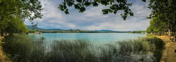 See Der Banyolen Katalonien Spanien — Stockfoto