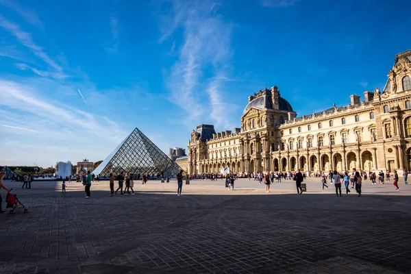 Palais Louvre Parigi Francia — Foto Stock