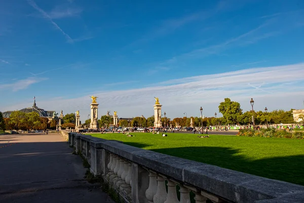 Pont Alexandre Iii Paris Fransa — Stok fotoğraf