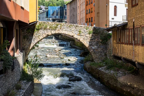 Landmark Andorra Vella Πρωτεύουσα Της Ανδόρας — Φωτογραφία Αρχείου