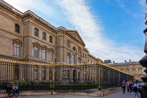 Palais Louvre Paříži Francie — Stock fotografie