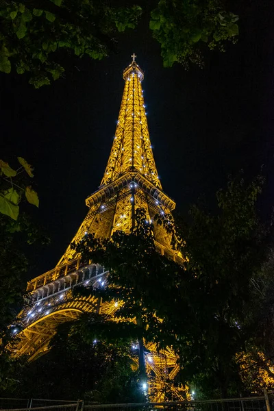 Tour Eiffel Στο Παρίσι Γαλλία — Φωτογραφία Αρχείου