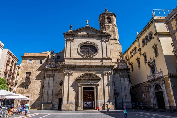 Basílica Merce Barrio Gótico Barcelona Cataluña España — Foto de Stock