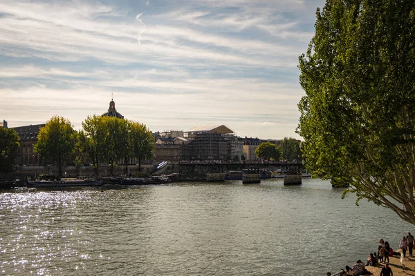 Most Pont Des Arts Paryżu Francja — Zdjęcie stockowe