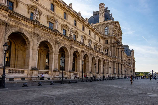 Palais Louvre Paříži Francie — Stock fotografie