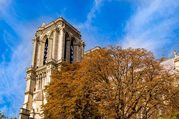 Notre Dame Katedrális Párizsban Franciaország — Stock Fotó